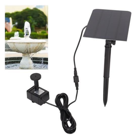 Солнечный фонтанный насос для пруда, солнечный водяной насос 200 л/ч, питание от USB, ландшафтный садовый фонтанный насос