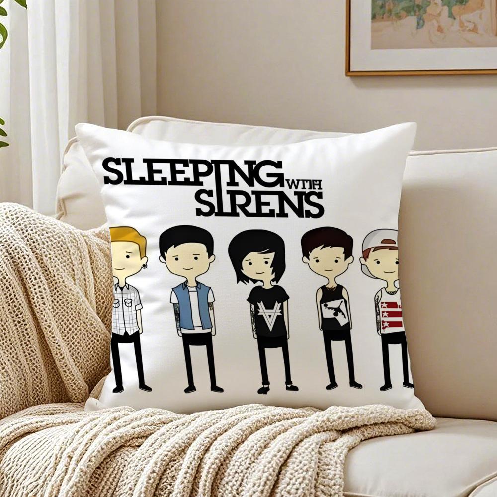 album dark SSleeping with SSirens Cushion Cover Pillowcase Antidustmite living Room Sofa Decor Cushion Room