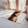 A Ariana G Grande Singer Floor Mat Eco  Flannel Doormat Non Slip Odorless Indoor Floor Rug Soft Short Plush Home Mat