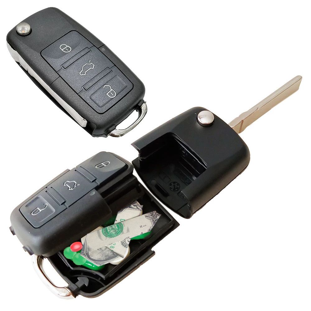 gift Pill Store Safety Small safe Secret mezzanine Car key Stash box S torage Box Keychain