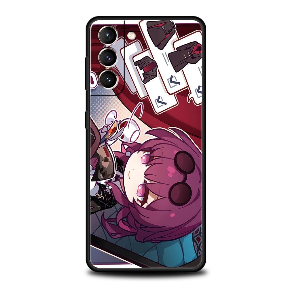 Чехол для телефона с изображением аниме Honkai Star Rail для Samsung Galaxy S24 S23 S22 S20 Ultra S21 FE 5G S10 S9 Plus S10E, мягкий силиконовый чехол