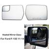 Heated Side Mirror Glass With Back Plate For Ford F-150 2011 2012-2014 Rearview Mirrors Glass Door Wing Mirror