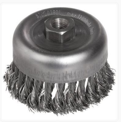 Cup Brush Technical Braided Wire M-14, Fi50 - Sz Dg 50 T