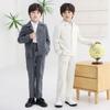 Autumn/Winter Korean Style Boys' Tuxedo Suit - Handsome Solid Color Jacket Set