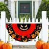 Decorative Halloween Fan Flag 45*90cm Ghost Pumpkin Bunting Flag Halloween Party