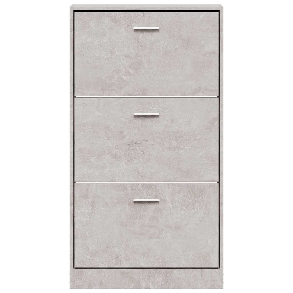 Vidaxl Szafka Na Buty, Szarość Betonu, 59X17X108 Cm