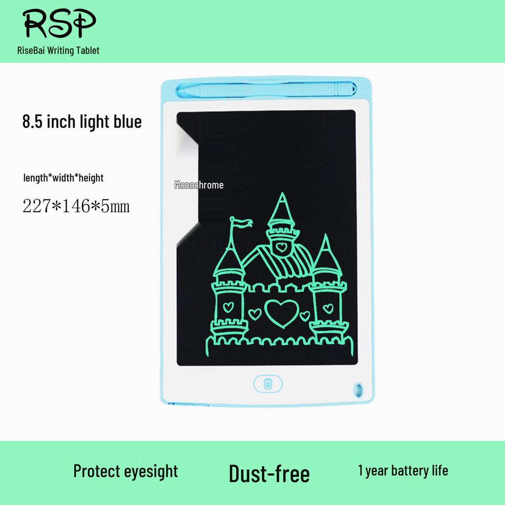 White LCD Drawing Board for Kids - 8.5", 10", 12" Educational Handwriting & Art Toy