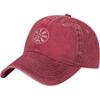 Nordic Vegvisir Compass Baseball Cap Washed Denim Dad Hat Adjustable Outdoor Golf Hat