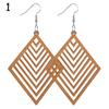Craft Wood Earrings Bohemian Dangle Earrings Pendant Earring Making African