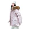 Export channels Women's winter tooling cotton-padded clothes big fur collar hooded pie overcome extra thick cotton cold resistance multi-color uni