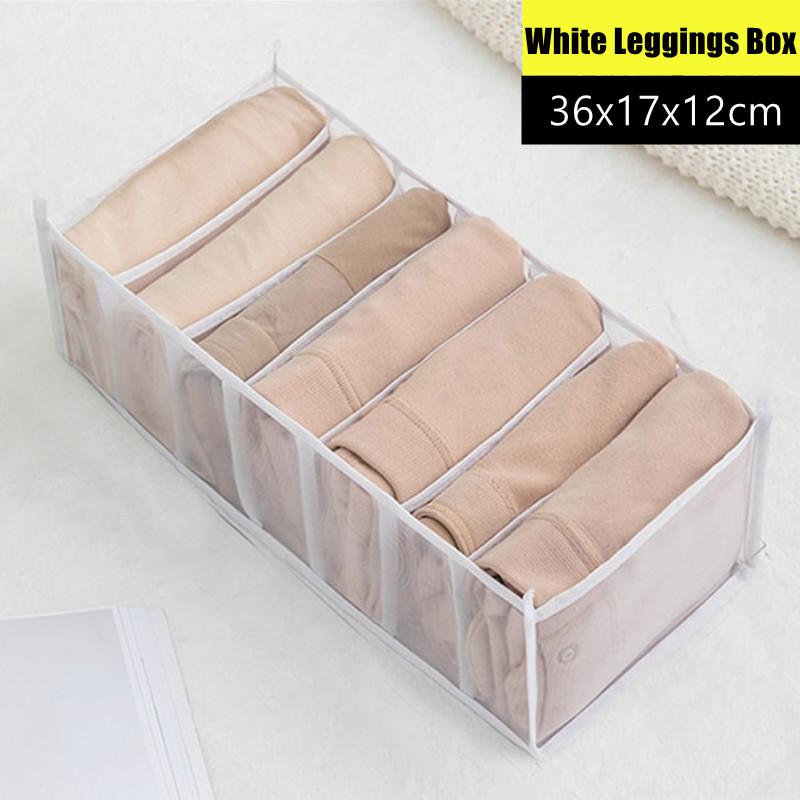 6/7/11 Сетки Джинсы Хранение Ящик Шкаф Гардеробная Одежда Отделение Коробки Ящик Джинсы Носки Разделитель Органайзер Хранение Брюк