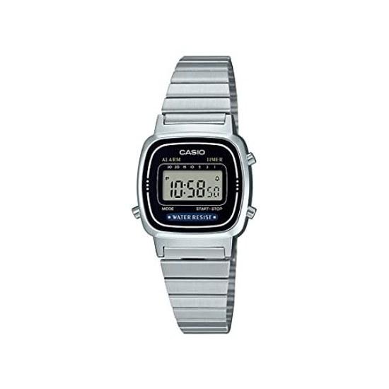 Женские наручные часы Casio Collection LA670WA-1A2JF серебристые