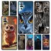 Cartoon Girl Gifts Lovely Owl Luxury Phone Case For Xiaomi Redmi Note 12 11 10 Pro Plus 9S 9 8 7 9T 8T 9C 9A 5G K40 Gaming Cover