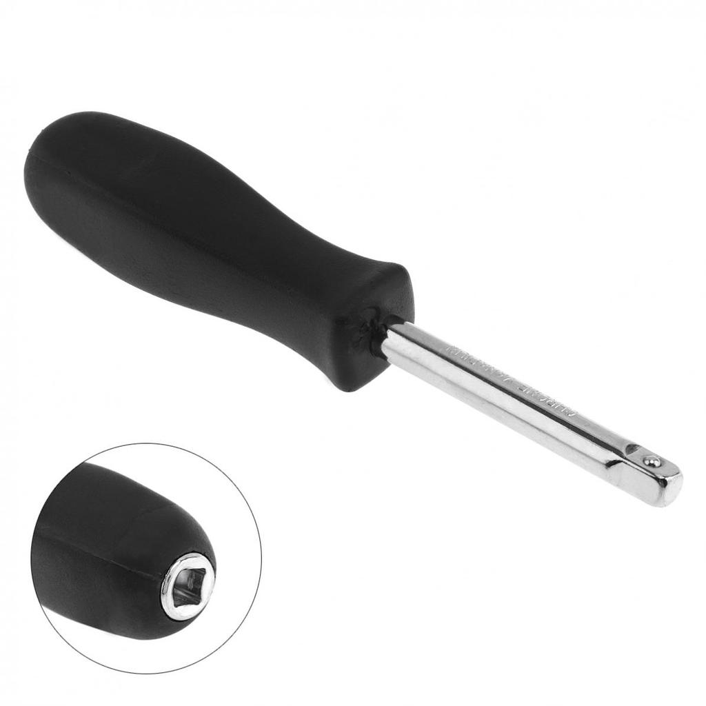 1/4 Inch 150MM Small Square Rod Dual-purpose Spinner Handle Auto Repair Tool Part Extension Bar