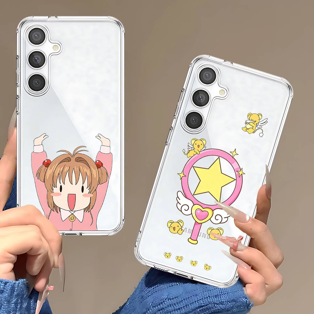 Cute C-Cardcaptor Sakura-s For Samsung Galaxy A52 A12 A51 S21 Edge S22ULTRA S23 S20LITE Plus Ultra Transparent Cover