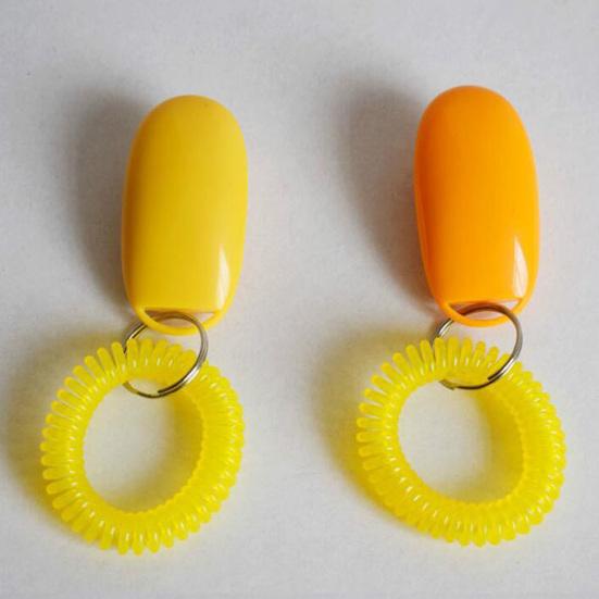 Кликер для дрессировки домашних животных, регулируемая частота, износостойкий, однотонный, не выцветает, удобное упражнение для остановки лая