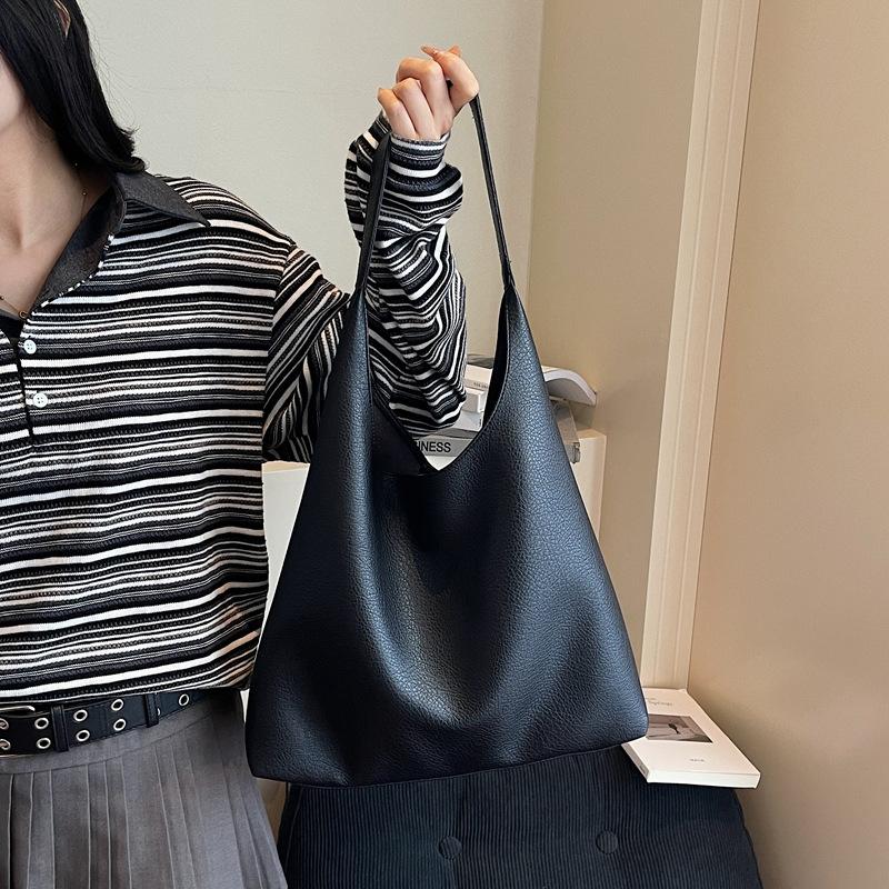 Сумка-тоут Модная Большая вместительная Одноплечевая сумка Простая и Повседневная сумка под мышкой