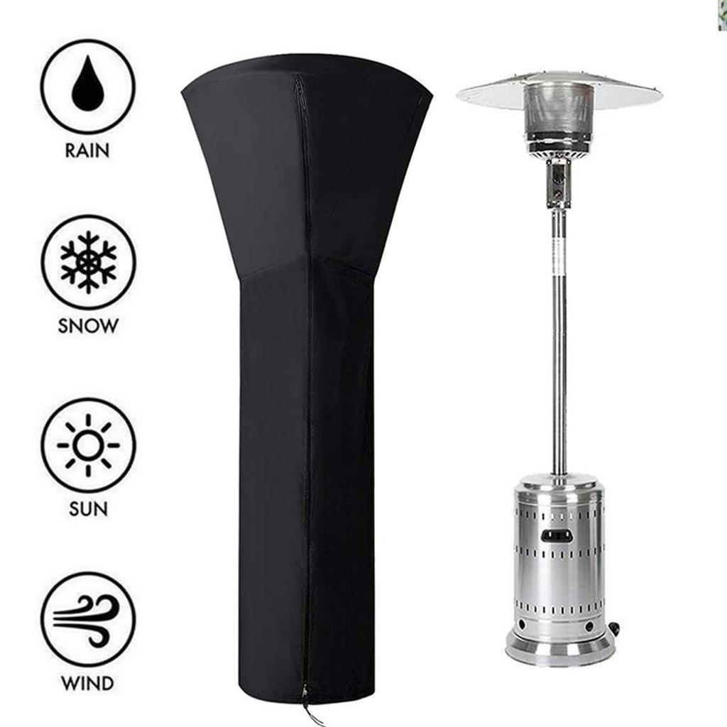 Полноразмерные наружные круглые обогреватели для патио, водонепроницаемые с застежкой-молнией