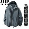 Мужская зимняя куртка JEEP SPIRIT с капюшоном для активного отдыха