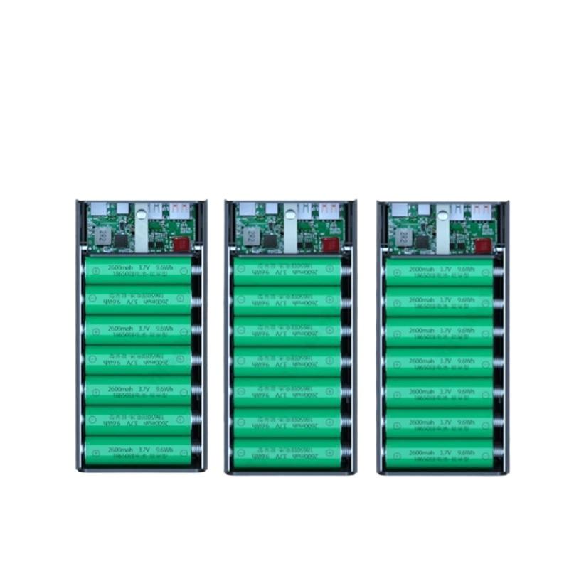 T21 21x18650 фонарик, зарядное устройство, держатель для аккумулятора, чехол «сделай сам», двойной USB 18650, чехол для аккумулятора, организация хранения