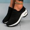 Women Running Trainning Sneakers Female Air Cushion Causal Sport Shoes Slip On Walking Sock Shoes Dropshipping
