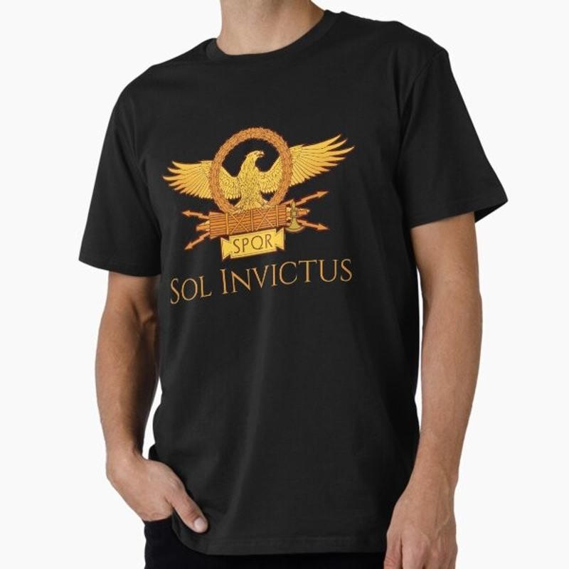 Sol Invictus Ancient Rome SPQR Eagle Standard T Shirt Made USA AUS M 2XL
