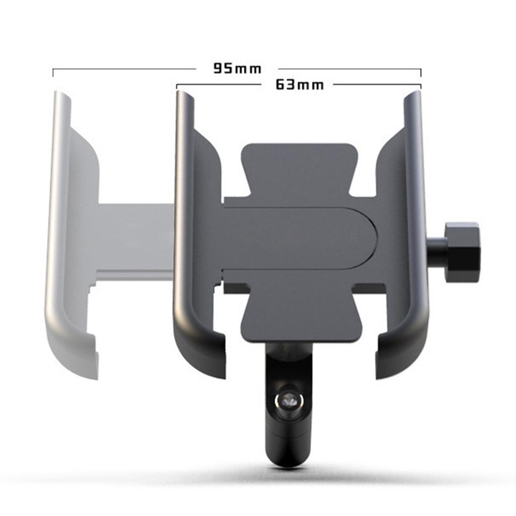 Phone Holder 360 Mobile Bike Degree Rotation Universal Aluminum Alloy Motorcycle Phone Mount For Navigation