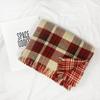 Korean double-sided scarf plaid women winter new imitation cashmere shawl thickened warm Internet celebrity retro scarf wholesale