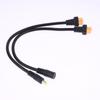 1Pc XT60 Male/Female to DC5521/DC5525 Power Cable - 15AWG Battery Charging Adapter Cable