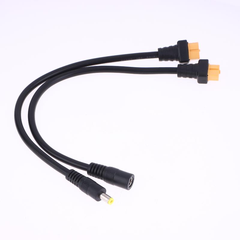 1Pc XT60 Male/Female to DC5521/DC5525 Power Cable - 15AWG Battery Charging Adapter Cable