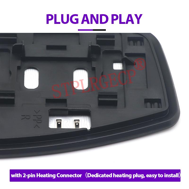 1 PC Door Wing Mirror Glass Heated Left Right Side Rearview Mirror Heating Accessories for Subaru BRZ 13-20 for Toyota 86 17-20