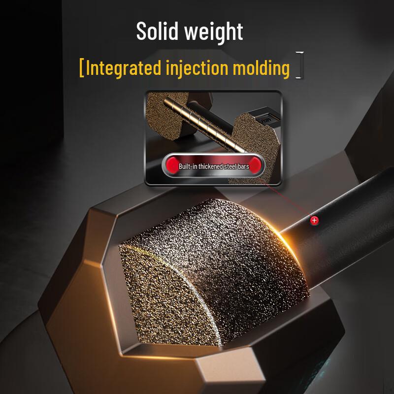 XTEP Hex Rubber Coated Dumbbells