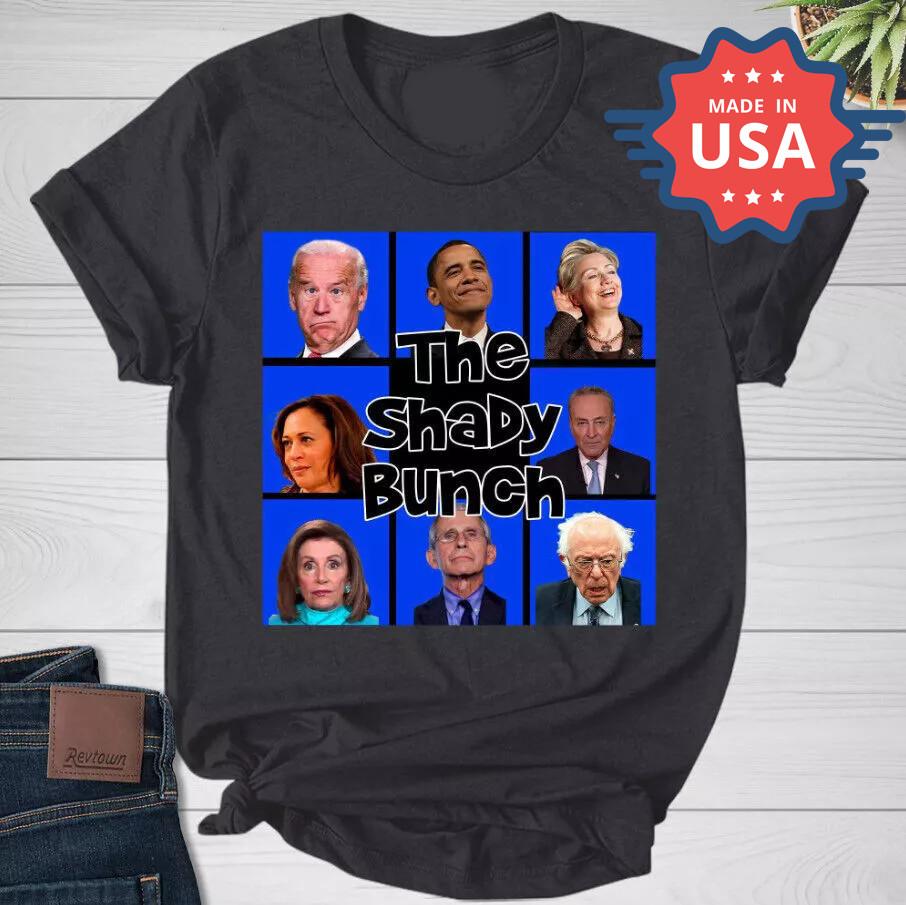 The Shady Bunch T-Shirt, Funny Political Shirt Past Presidents Unisex S-5XL J657