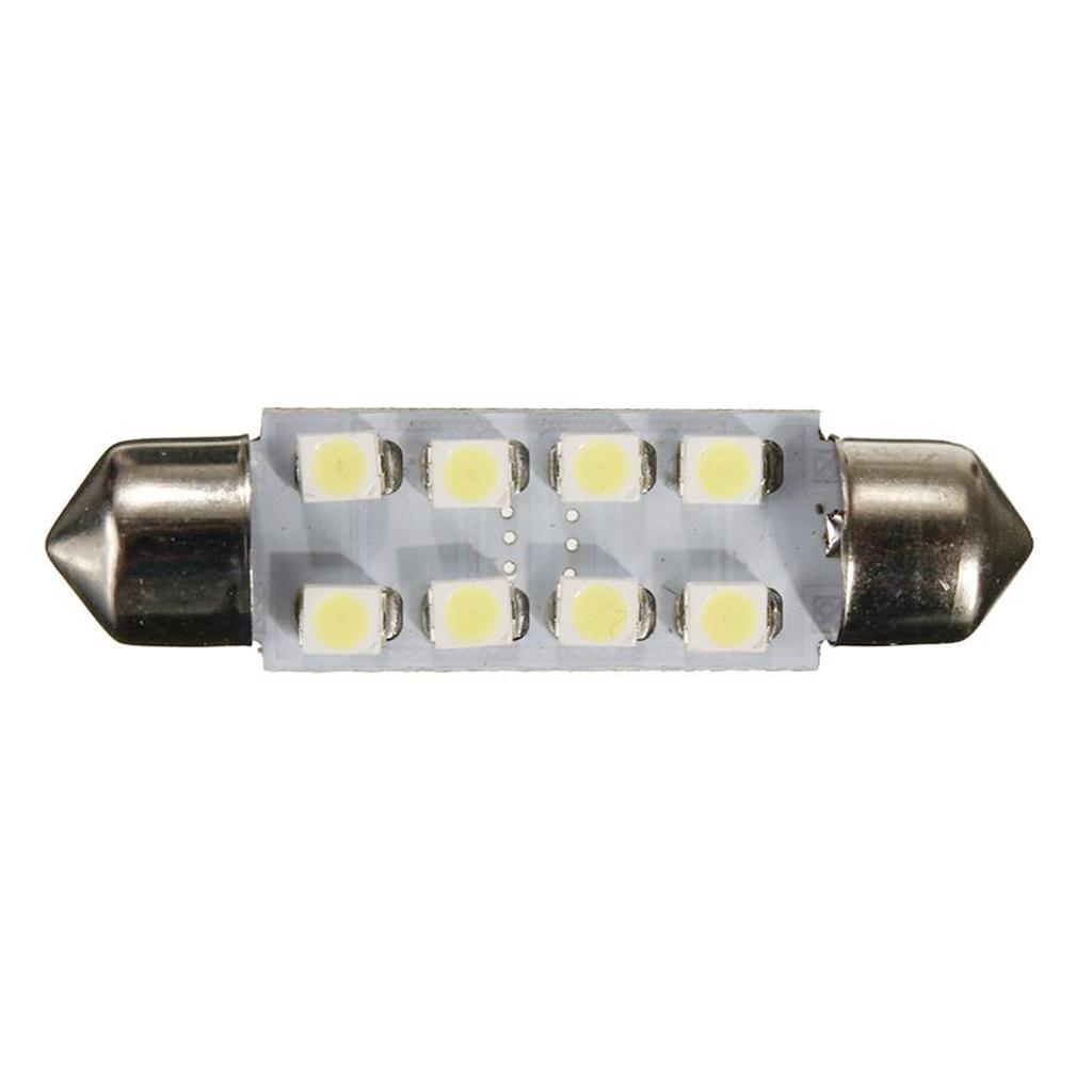 Светодиодные лампы 8SMD 1210 31 мм 36 мм 39 мм 41 мм для салона автомобиля, купольная гирлянда, суперяркие лампочки, белая лампа для чтения, DC12V