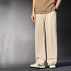 Мужские летние повседневные хлопковые льняные свободные брюки для йоги на шнуровке, брюки, мужская одежда, спортивные свободные мужские брюки