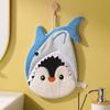 3 Layer Penguin Hand Towel Thickened Washcloth Cute Toilet Handkerchief  Household