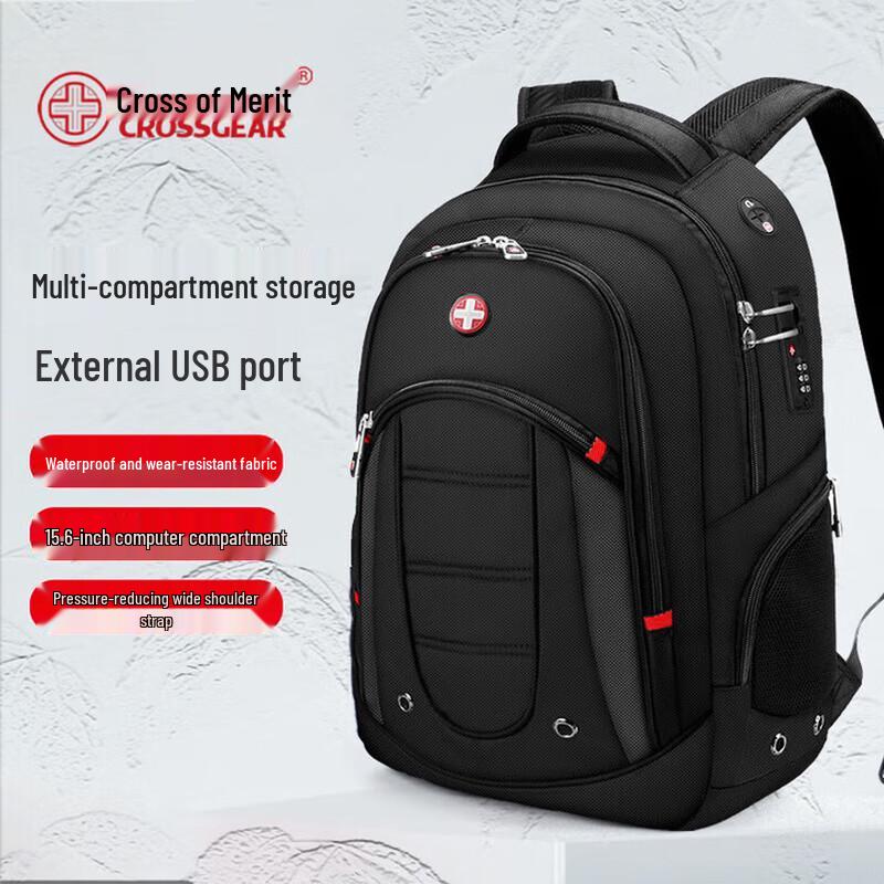 CROSSGEAR Swiss Army Style Large Capacity Laptop Backpack
