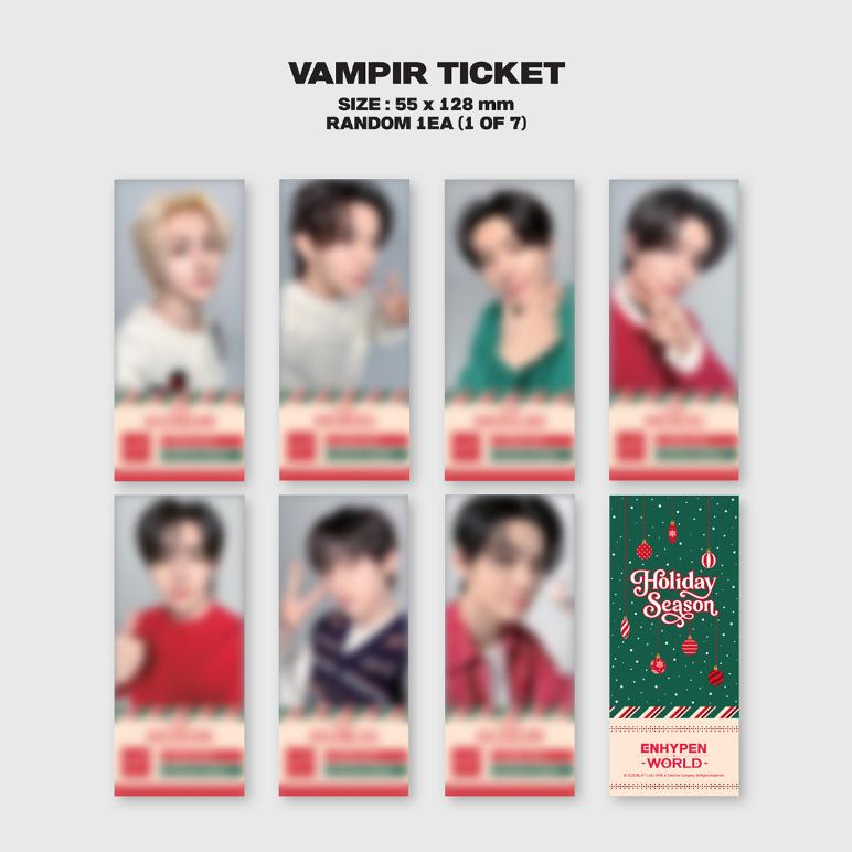 ENHYPEN World Coupon Card Collection Holiday Season Basic Ver.