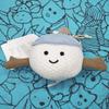 New snowman JC Marshmallow Plush Toy, Small Cherry Charm, Little Turtle Plush Toy, Croissant, Little Penguin JC Bag Charm