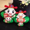 Creative Dragon Boat Festival Zongzi Throw Pillow Plush Toy Doll Zongzi Doll Keychain Pendant High School Entrance Examination Graduation Gift