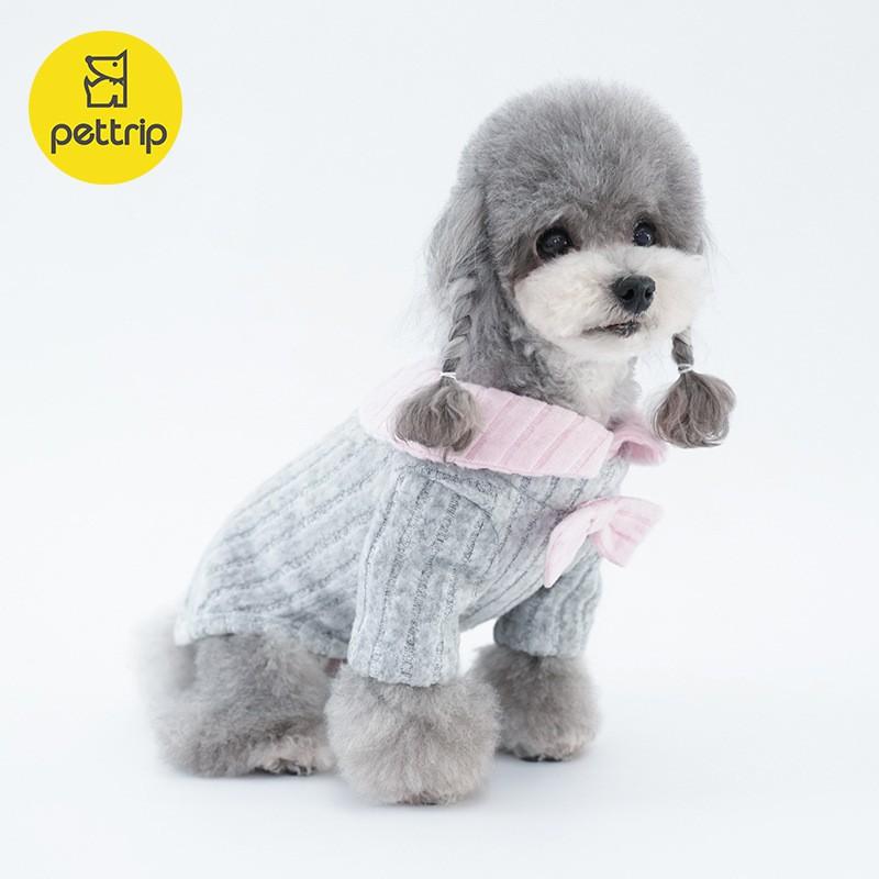 Dog Two-Legged Outfit Fake Two-Piece Shirt Collar Style Yorkshire Terrier Maltese Teddy Pomeranian Winter