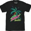 Мужская футболка Tee Luv MTN Dew Baja Blast - Футболка с графическим принтом тропической газировки Mountain Dew