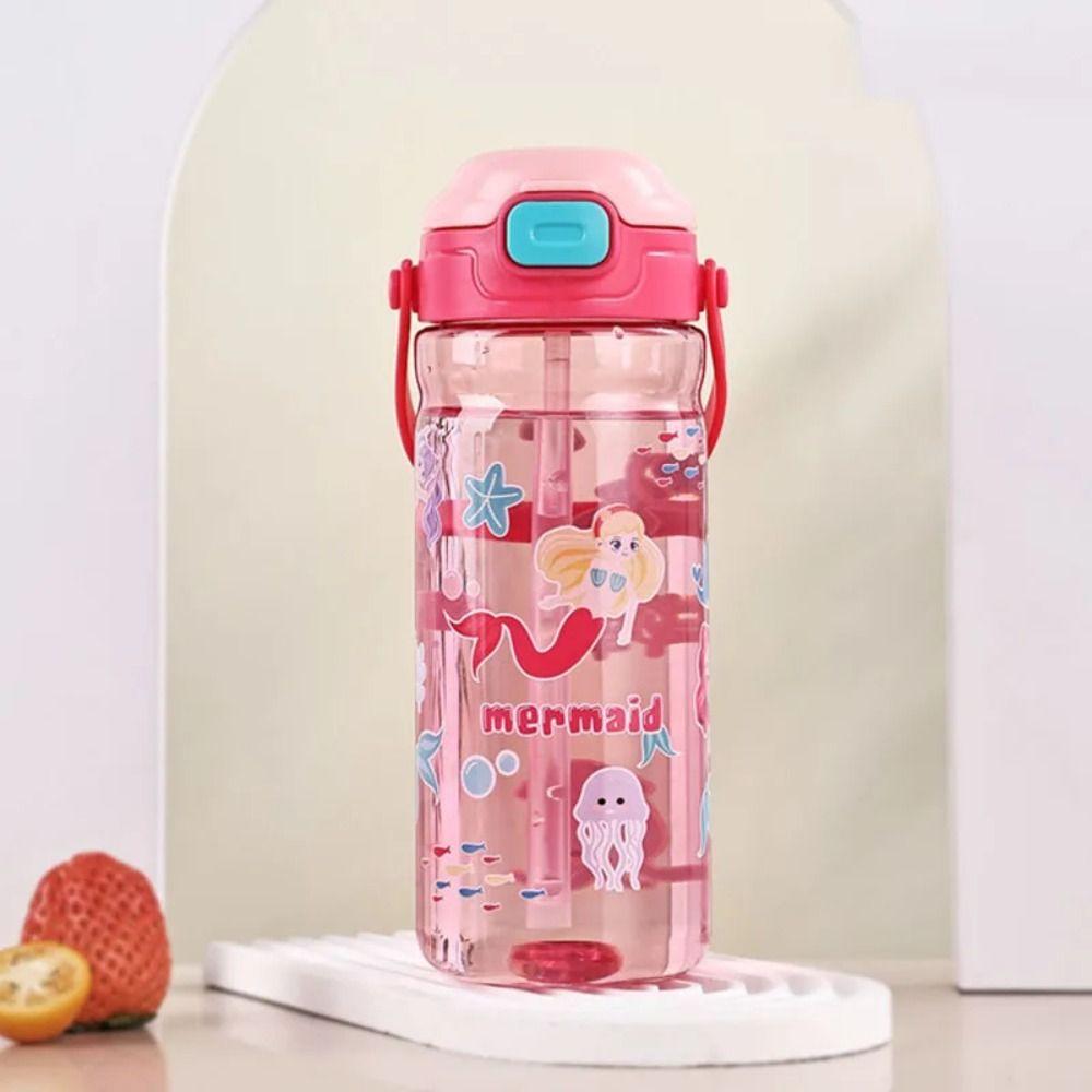550ML Large Capacity Water Bottle Cartoon Sport Water Cup Cute Drinking Tumbler  Boys Girl