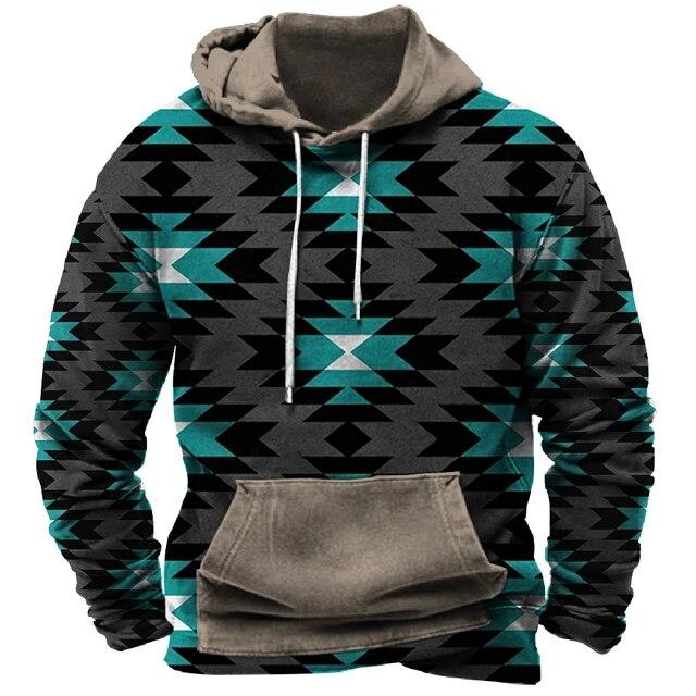 Осенняя винтажная мужская толстовка с длинным рукавом, спортивная рубашка с капюшоном, повседневная толстовка с капюшоном в стиле ретро для мужчин, одежда для верховой езды, одежда больших размеров