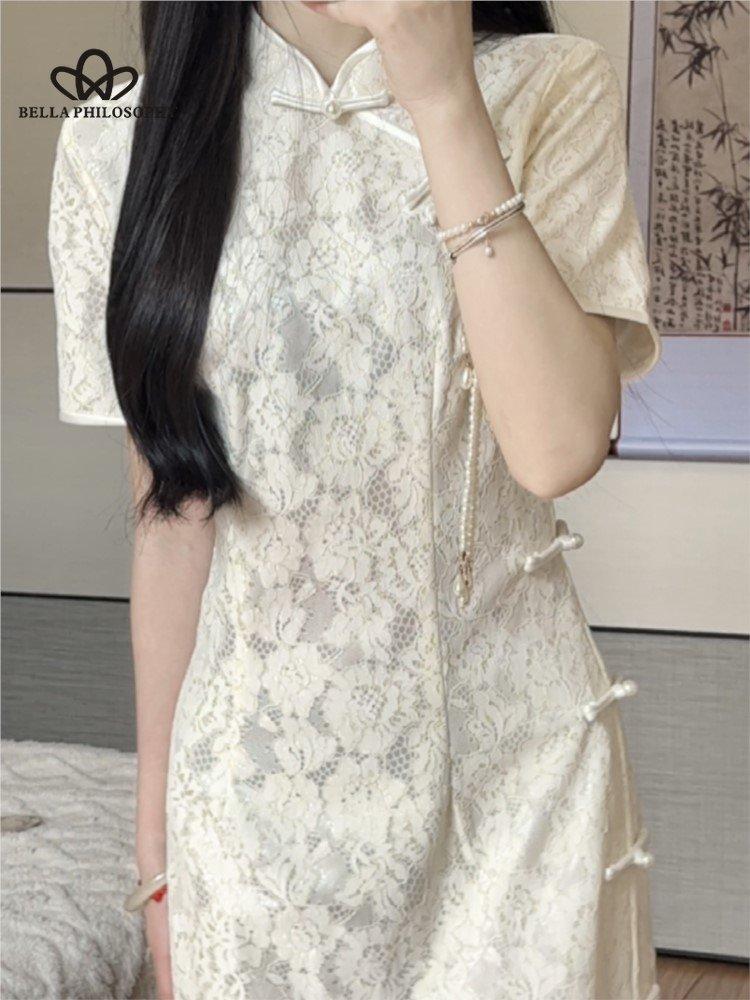 Китайское летнее традиционное китайское платье Cheongsam для женщин и девочек, ретро Ципао, облегающее, с цветочным принтом, винтажное модное длинное платье