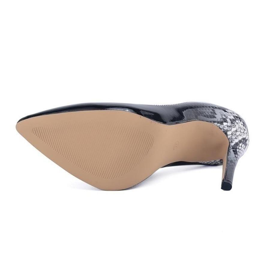 Новые осенние женские туфли-лодочки, сексуальные туфли со змеиным узором, разноцветные женские свадебные туфли на высоком каблуке, стильные туфли-лодочки для вечеринок