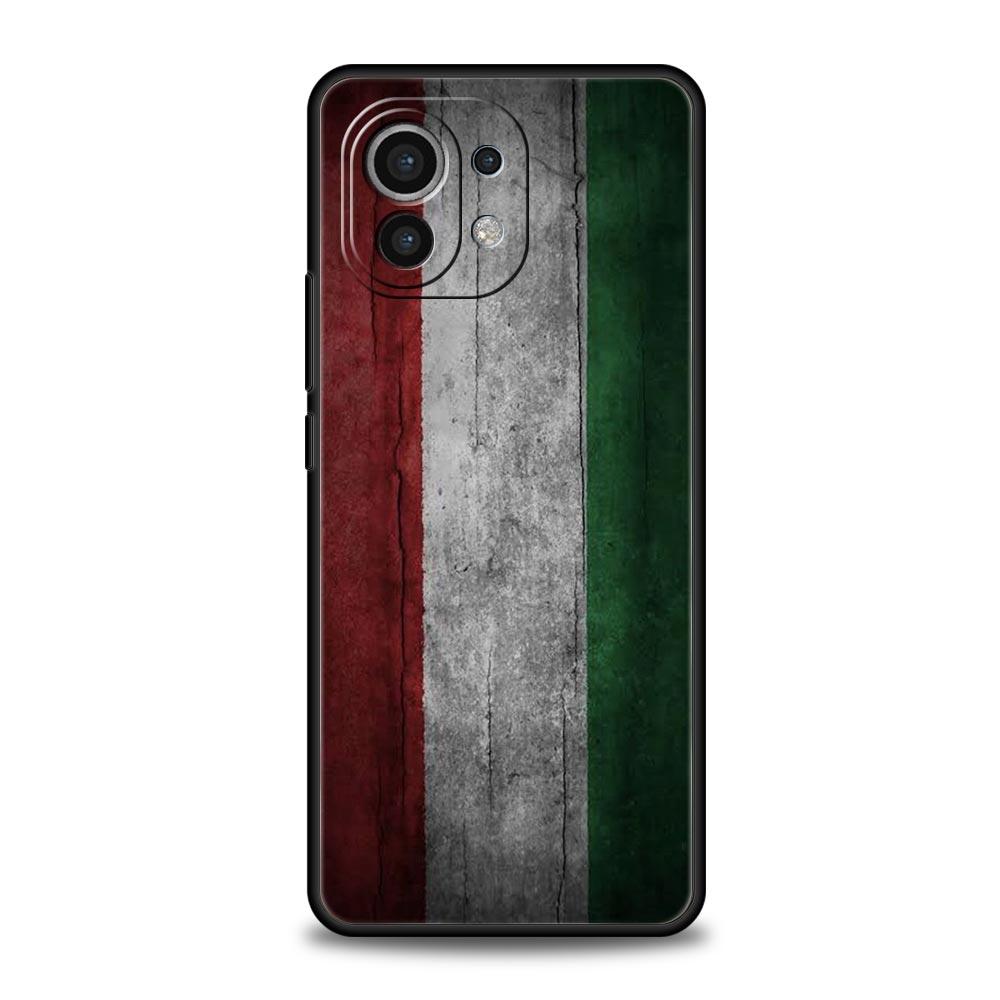 ITALY Flag Phone Case For Xiaomi Mi 15 14 Pro 13 12 11 Lite 5G 10T 11T 12T 13T 14T Poco X6 X5 X4 X3 NFC F3 F4 GT Black Cover