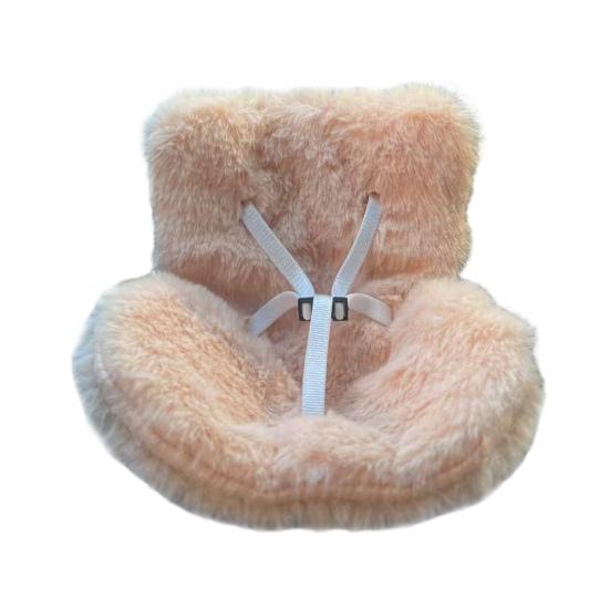 Car Safety Seat for Dolls Decorative Sofa Seat with Furry Cushion And Headrest for Car Air Vents Decor To Display Doll Toy
