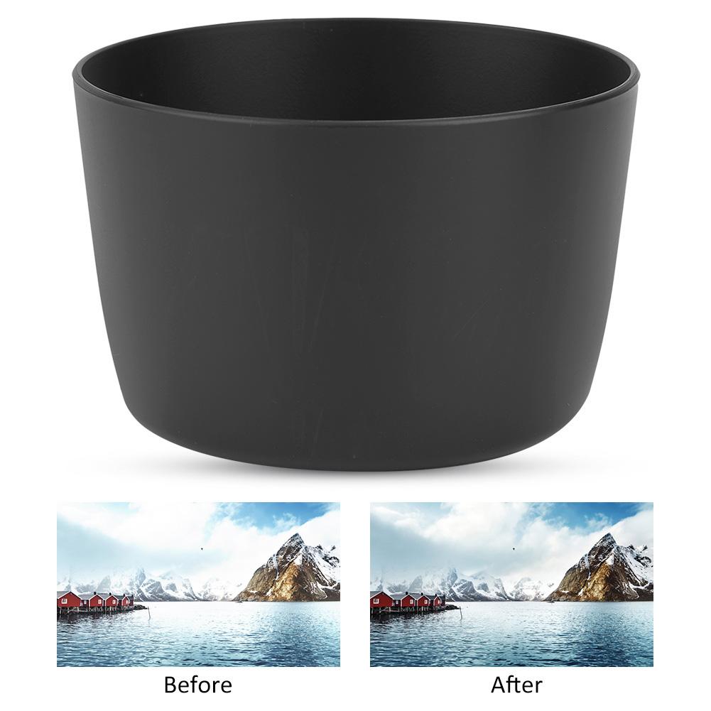 Пластиковая бленда объектива ET-60 из АБС-пластика для Canon EF S 55-250 мм f / 4-5.6 IS 90-300 мм f / 4.5-5.6 75-300 мм