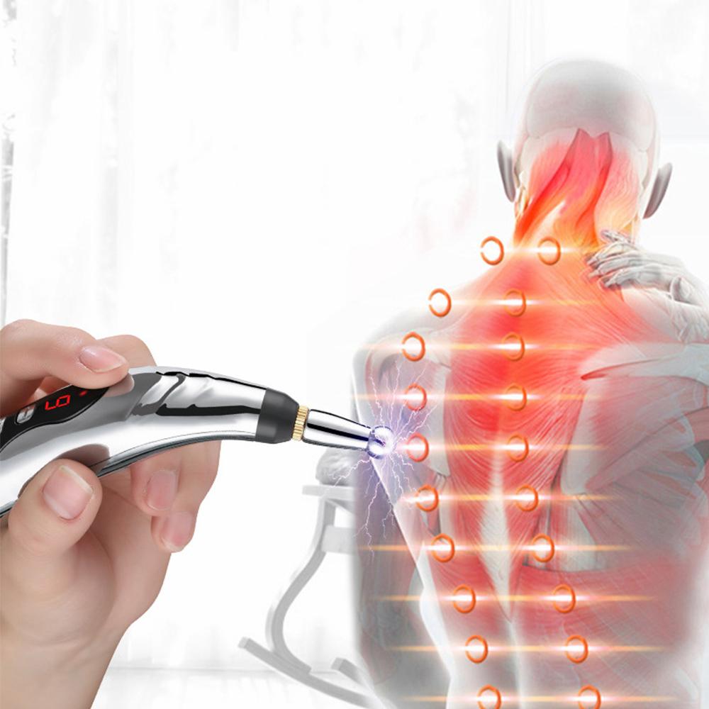 Acupuncture Pen Rechargeable Multi-Function 5-In-1 Electronic Massage Pen